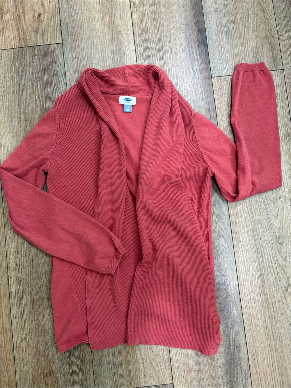 Old Navy Women's Open-Front Shawl Collar Cardigan in Coral | size large